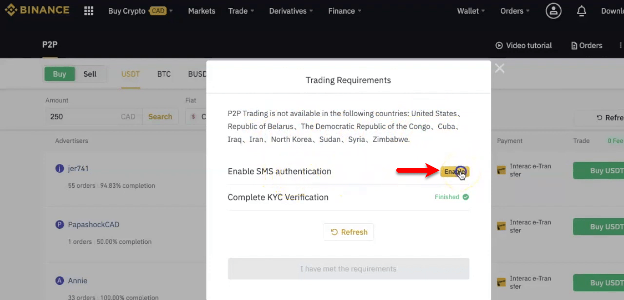 How To Buy Crypto Directly On Binance In Canada With P2p Method