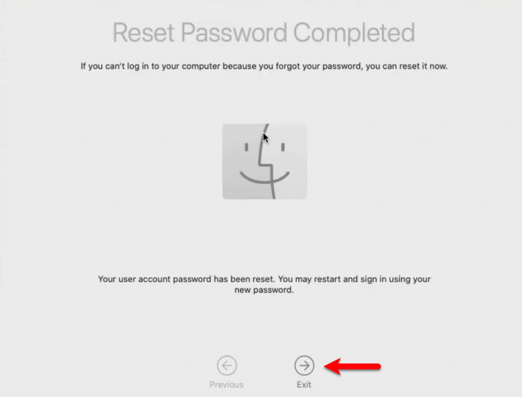 macos password reset