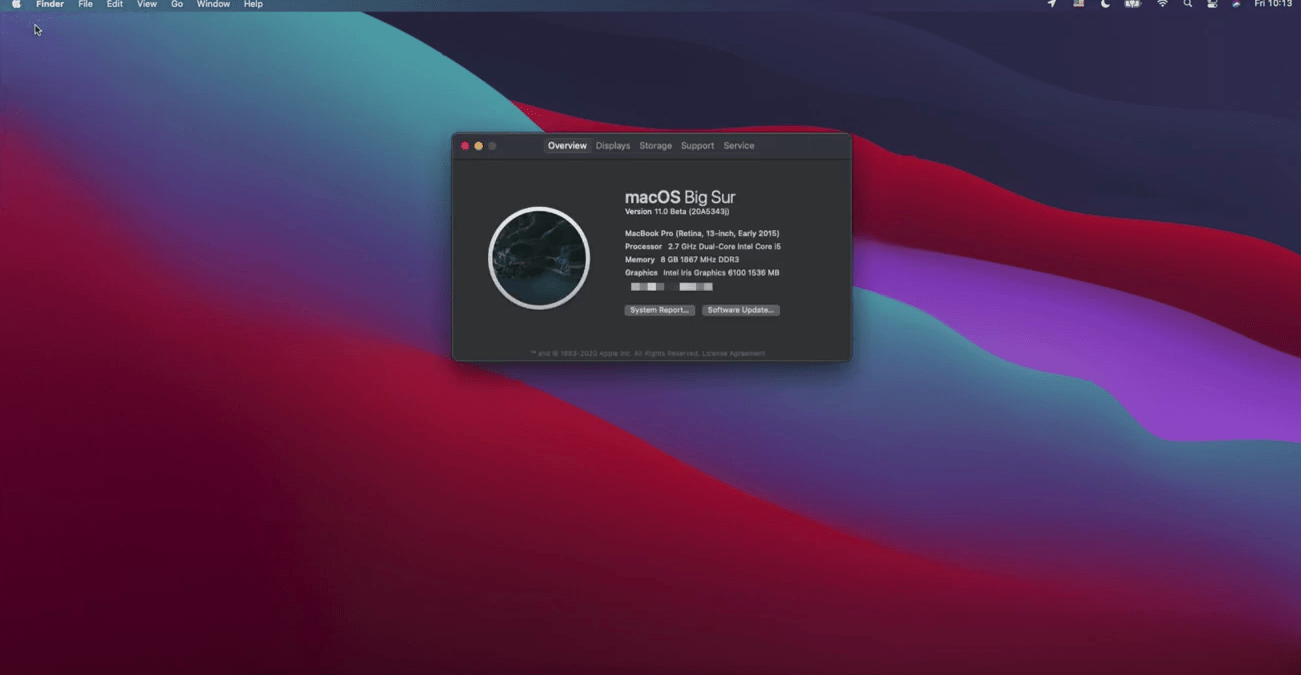 reinstall macos big sur