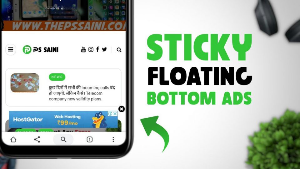 How to Add Popup & Sticky Floating Bottom Ads Website to Increase Revenue