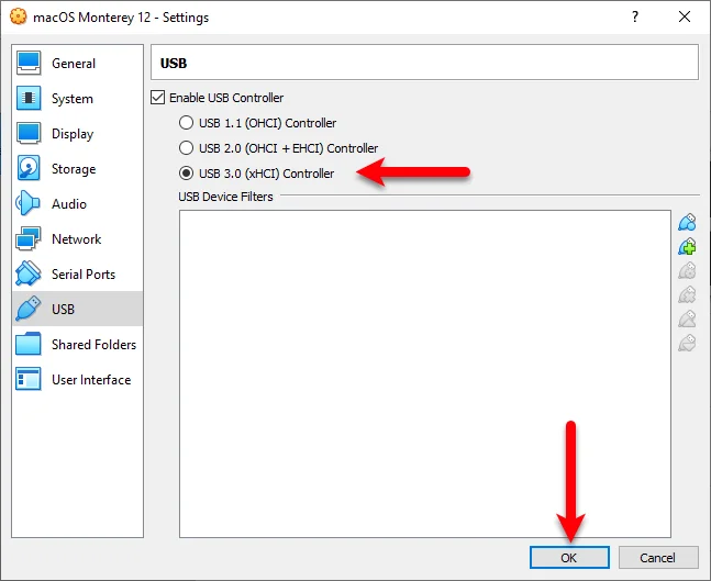 Select USB 3.0 Controller