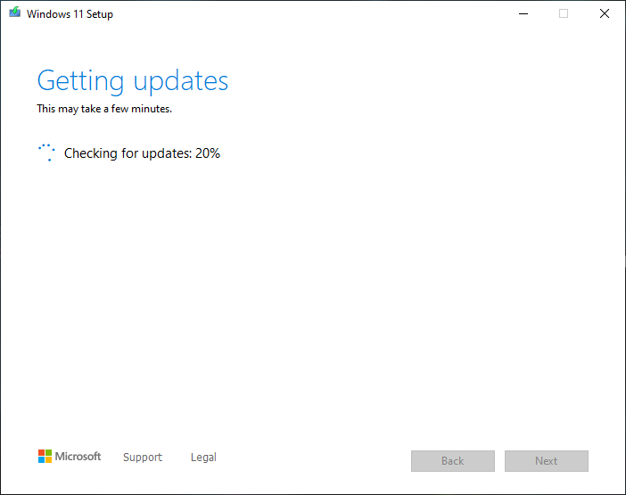 Downloading Windows 11