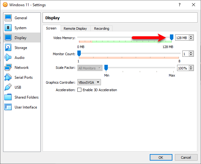 Increase Video Memory