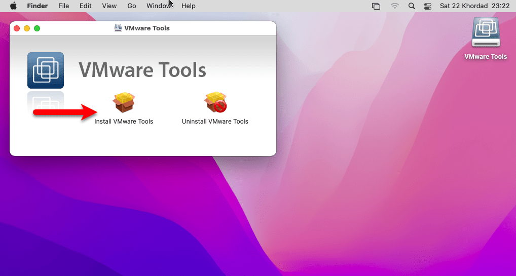 Install VMware Tools