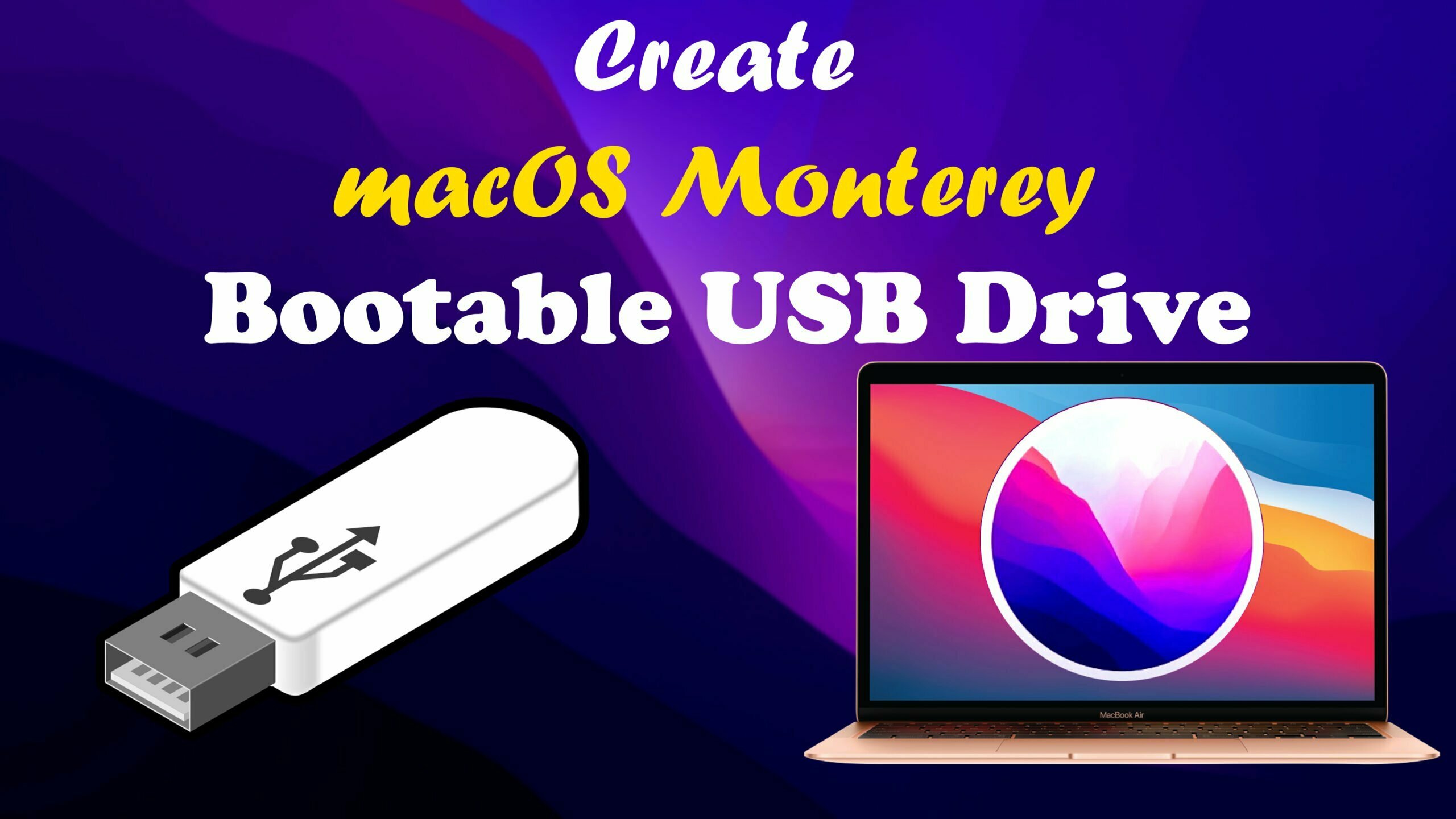 How to Create macOS Monterey Bootable USB Drive on Mac?