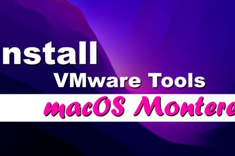 macos monterey vmware tools download