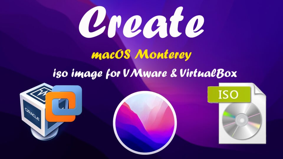 create mac iso file for vitrual box