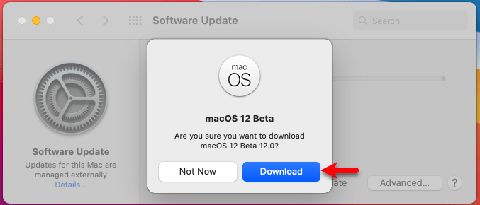 Download macOS 12