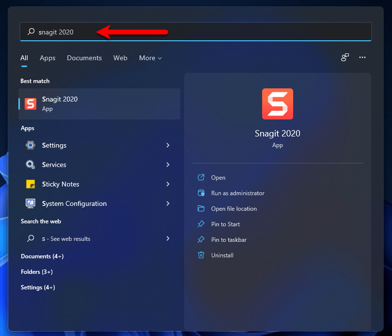 Windows 11 Search Bar