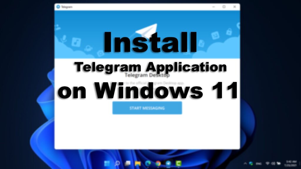 how can i use telegram on my laptop