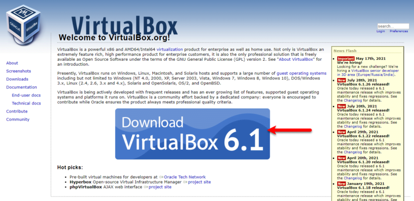 virtualbox download for pc