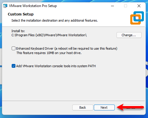 Add VMware Workstation Console
