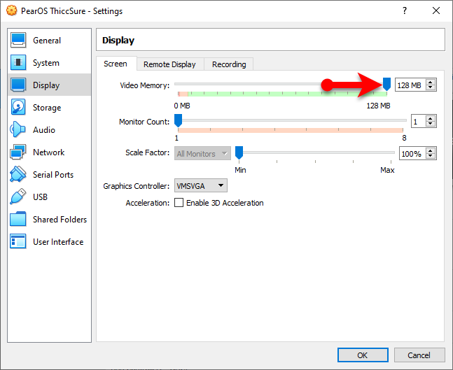 Increase video Memory