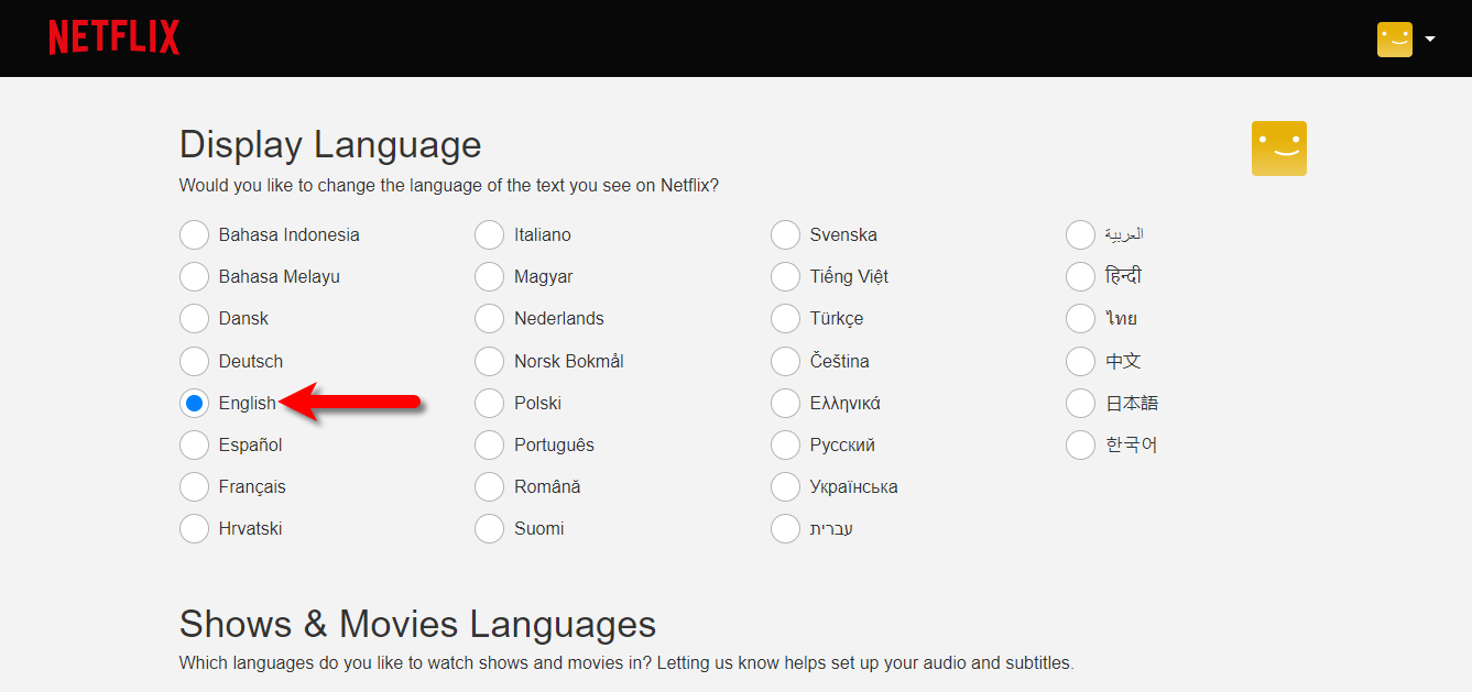 Select Language