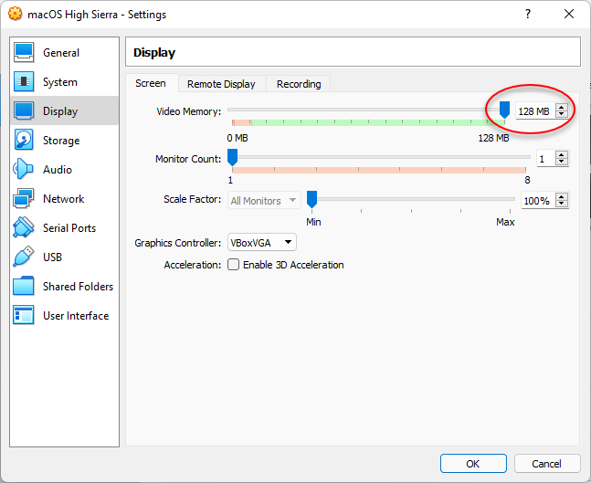 Increase Video Memory