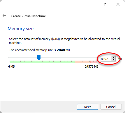 Increase Memory size