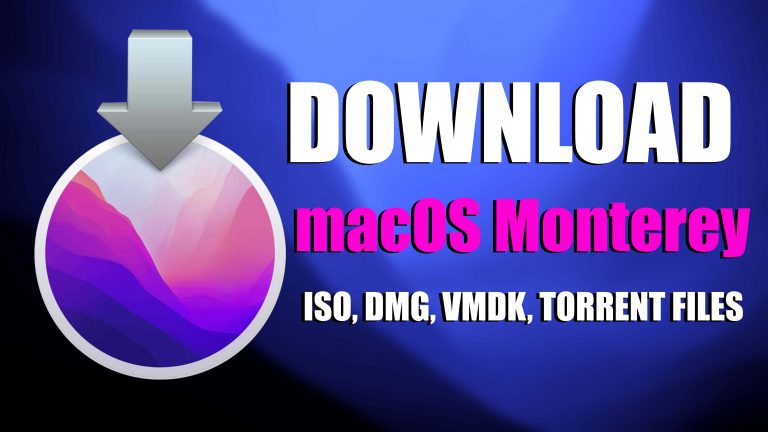 Download macOS Monterey ISO, DMG, VMDK, & Torrent Files